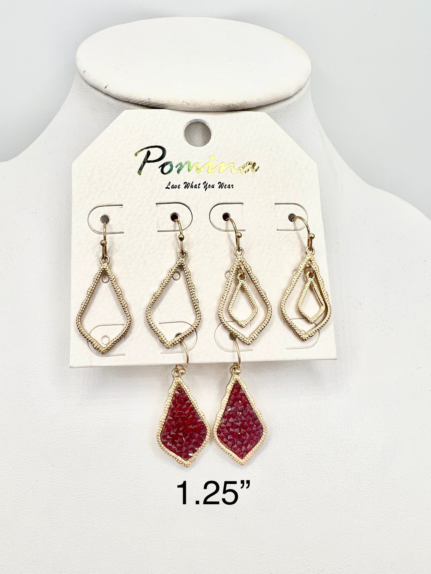 Classy Gold Teardrop Earrings